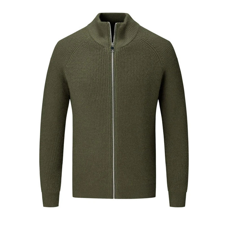 Charles Cashmere High Zip-up