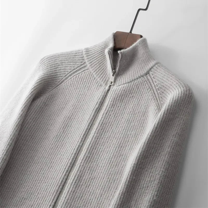 Charles Cashmere High Zip-up